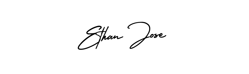 How to make Ethan Jose signature? AmerikaSignatureDemo-Regular is a professional autograph style. Create handwritten signature for Ethan Jose name. Ethan Jose signature style 3 images and pictures png