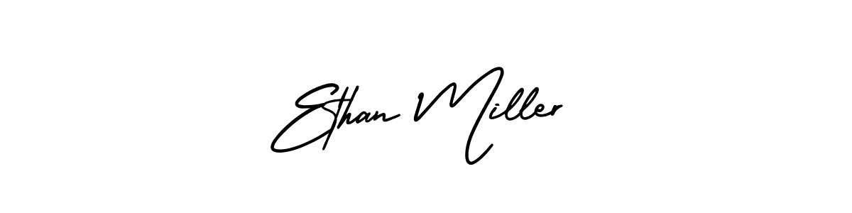 Ethan Miller stylish signature style. Best Handwritten Sign (AmerikaSignatureDemo-Regular) for my name. Handwritten Signature Collection Ideas for my name Ethan Miller. Ethan Miller signature style 3 images and pictures png
