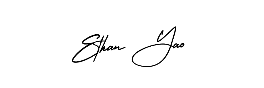 Design your own signature with our free online signature maker. With this signature software, you can create a handwritten (AmerikaSignatureDemo-Regular) signature for name Ethan Yao. Ethan Yao signature style 3 images and pictures png
