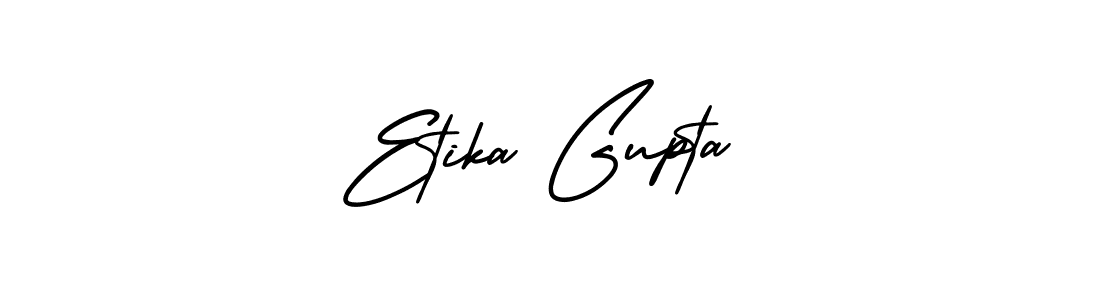 Design your own signature with our free online signature maker. With this signature software, you can create a handwritten (AmerikaSignatureDemo-Regular) signature for name Etika Gupta. Etika Gupta signature style 3 images and pictures png