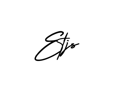 Also we have Etjs name is the best signature style. Create professional handwritten signature collection using AmerikaSignatureDemo-Regular autograph style. Etjs signature style 3 images and pictures png