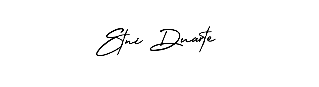 AmerikaSignatureDemo-Regular is a professional signature style that is perfect for those who want to add a touch of class to their signature. It is also a great choice for those who want to make their signature more unique. Get Etni Duarte name to fancy signature for free. Etni Duarte signature style 3 images and pictures png
