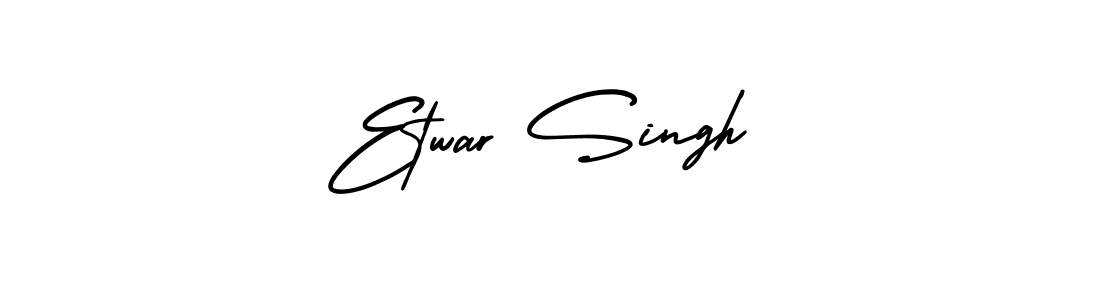 AmerikaSignatureDemo-Regular is a professional signature style that is perfect for those who want to add a touch of class to their signature. It is also a great choice for those who want to make their signature more unique. Get Etwar Singh name to fancy signature for free. Etwar Singh signature style 3 images and pictures png