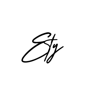 How to make Ety signature? AmerikaSignatureDemo-Regular is a professional autograph style. Create handwritten signature for Ety name. Ety signature style 3 images and pictures png