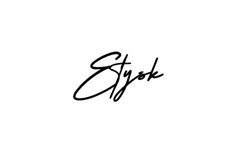 How to make Etysk signature? AmerikaSignatureDemo-Regular is a professional autograph style. Create handwritten signature for Etysk name. Etysk signature style 3 images and pictures png