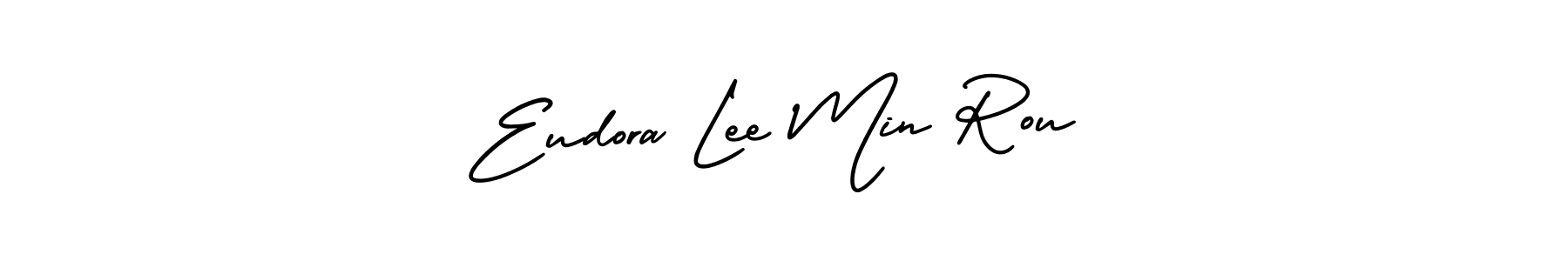 Design your own signature with our free online signature maker. With this signature software, you can create a handwritten (AmerikaSignatureDemo-Regular) signature for name Eudora Lee Min Rou. Eudora Lee Min Rou signature style 3 images and pictures png