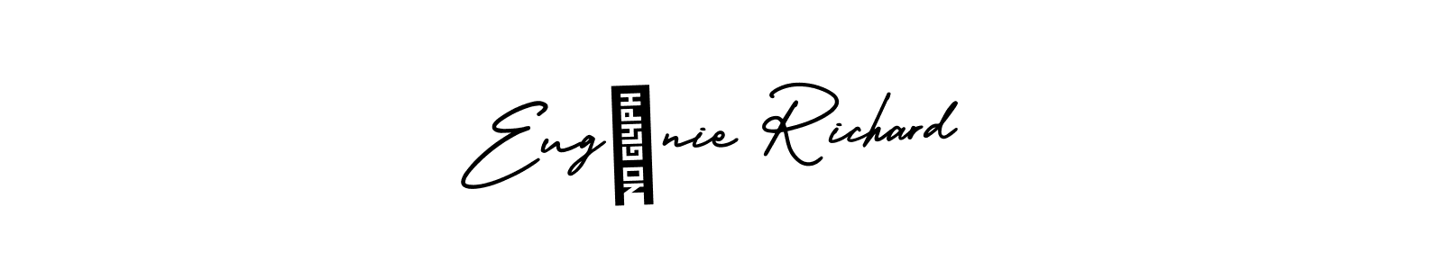 if you are searching for the best signature style for your name Eugénie Richard. so please give up your signature search. here we have designed multiple signature styles  using AmerikaSignatureDemo-Regular. Eugénie Richard signature style 3 images and pictures png
