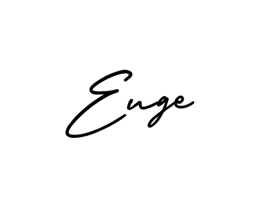 Also we have Euge name is the best signature style. Create professional handwritten signature collection using AmerikaSignatureDemo-Regular autograph style. Euge signature style 3 images and pictures png
