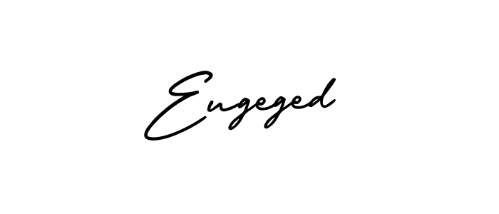 Eugeged stylish signature style. Best Handwritten Sign (AmerikaSignatureDemo-Regular) for my name. Handwritten Signature Collection Ideas for my name Eugeged. Eugeged signature style 3 images and pictures png