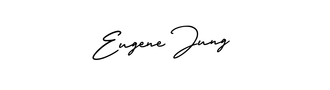 How to make Eugene Jung signature? AmerikaSignatureDemo-Regular is a professional autograph style. Create handwritten signature for Eugene Jung name. Eugene Jung signature style 3 images and pictures png