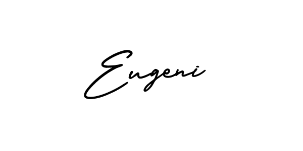 Best and Professional Signature Style for Eugeni. AmerikaSignatureDemo-Regular Best Signature Style Collection. Eugeni signature style 3 images and pictures png