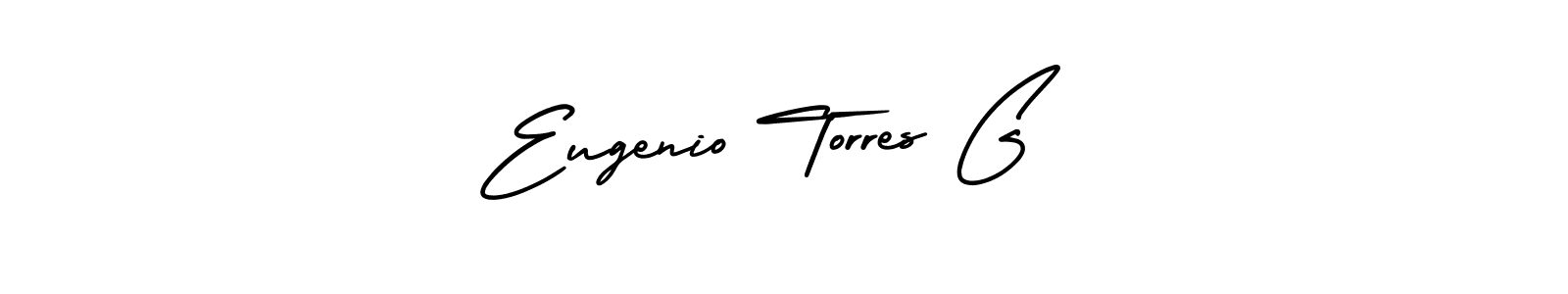 Eugenio Torres G stylish signature style. Best Handwritten Sign (AmerikaSignatureDemo-Regular) for my name. Handwritten Signature Collection Ideas for my name Eugenio Torres G. Eugenio Torres G signature style 3 images and pictures png