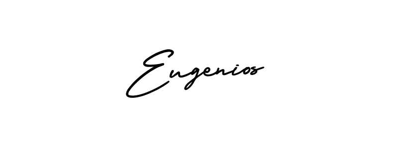 Make a beautiful signature design for name Eugenios. With this signature (AmerikaSignatureDemo-Regular) style, you can create a handwritten signature for free. Eugenios signature style 3 images and pictures png