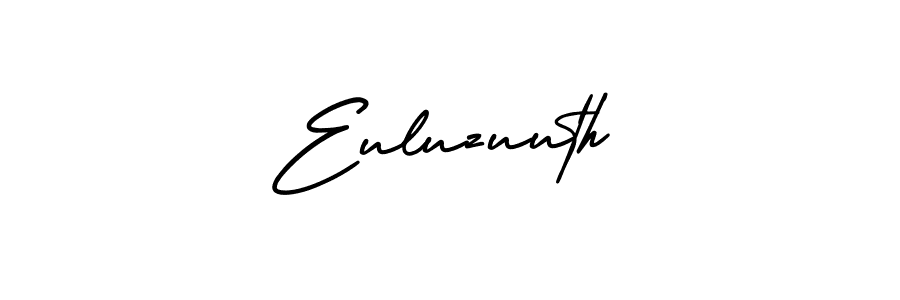 Create a beautiful signature design for name Euluzuuth. With this signature (AmerikaSignatureDemo-Regular) fonts, you can make a handwritten signature for free. Euluzuuth signature style 3 images and pictures png