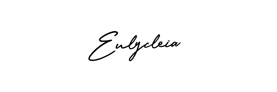 if you are searching for the best signature style for your name Eulycleia. so please give up your signature search. here we have designed multiple signature styles  using AmerikaSignatureDemo-Regular. Eulycleia signature style 3 images and pictures png