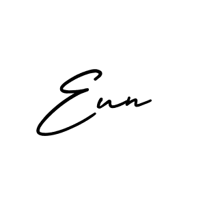 Create a beautiful signature design for name Eun. With this signature (AmerikaSignatureDemo-Regular) fonts, you can make a handwritten signature for free. Eun signature style 3 images and pictures png