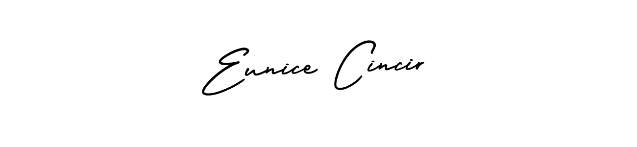 Best and Professional Signature Style for Eunice Cincir. AmerikaSignatureDemo-Regular Best Signature Style Collection. Eunice Cincir signature style 3 images and pictures png