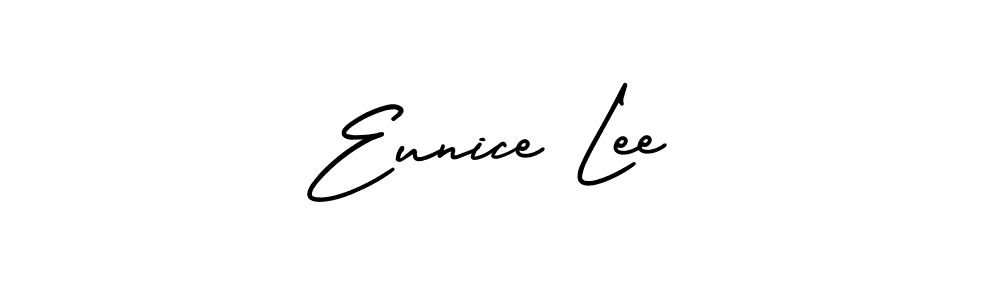 This is the best signature style for the Eunice Lee name. Also you like these signature font (AmerikaSignatureDemo-Regular). Mix name signature. Eunice Lee signature style 3 images and pictures png