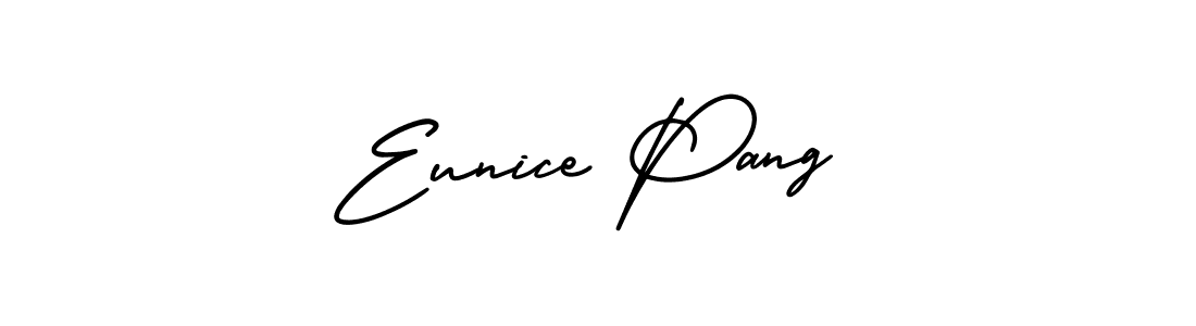 Eunice Pang stylish signature style. Best Handwritten Sign (AmerikaSignatureDemo-Regular) for my name. Handwritten Signature Collection Ideas for my name Eunice Pang. Eunice Pang signature style 3 images and pictures png