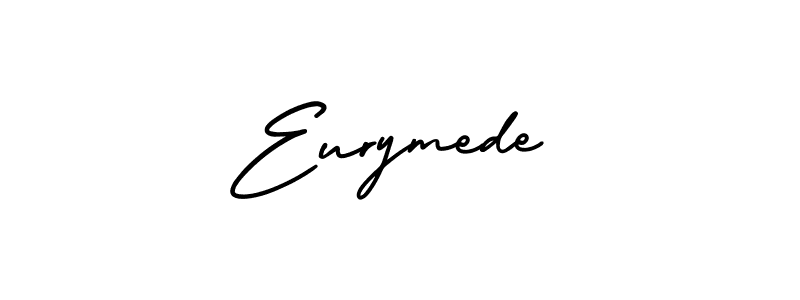 The best way (AmerikaSignatureDemo-Regular) to make a short signature is to pick only two or three words in your name. The name Eurymede include a total of six letters. For converting this name. Eurymede signature style 3 images and pictures png