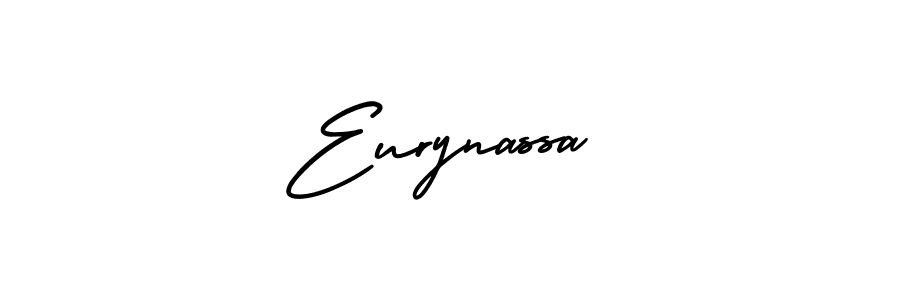 How to make Eurynassa name signature. Use AmerikaSignatureDemo-Regular style for creating short signs online. This is the latest handwritten sign. Eurynassa signature style 3 images and pictures png