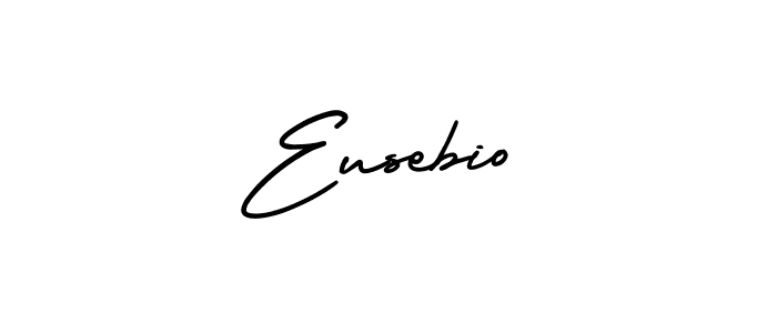 Similarly AmerikaSignatureDemo-Regular is the best handwritten signature design. Signature creator online .You can use it as an online autograph creator for name Eusebio. Eusebio signature style 3 images and pictures png