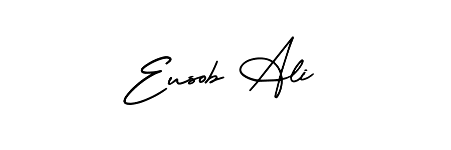 See photos of Eusob Ali official signature by Spectra . Check more albums & portfolios. Read reviews & check more about AmerikaSignatureDemo-Regular font. Eusob Ali signature style 3 images and pictures png