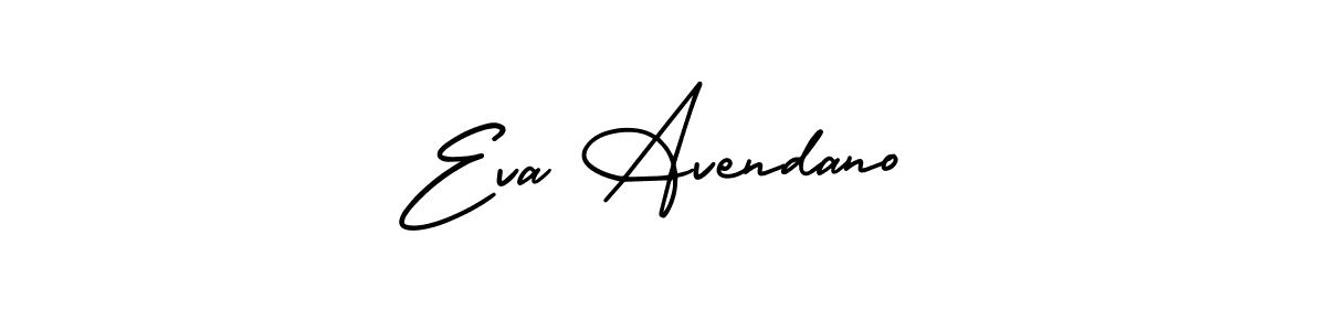 Create a beautiful signature design for name Eva Avendano. With this signature (AmerikaSignatureDemo-Regular) fonts, you can make a handwritten signature for free. Eva Avendano signature style 3 images and pictures png