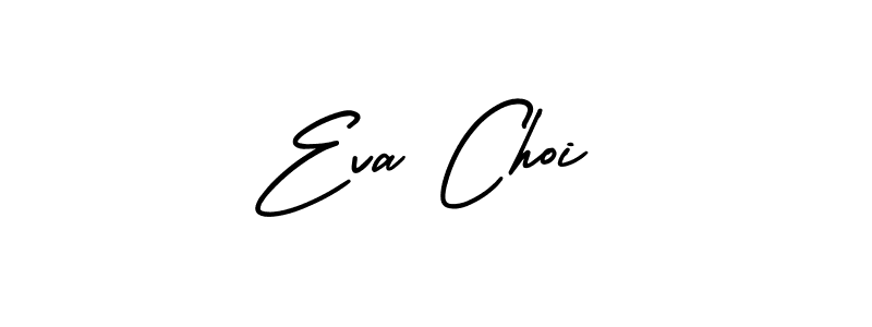 AmerikaSignatureDemo-Regular is a professional signature style that is perfect for those who want to add a touch of class to their signature. It is also a great choice for those who want to make their signature more unique. Get Eva Choi name to fancy signature for free. Eva Choi signature style 3 images and pictures png