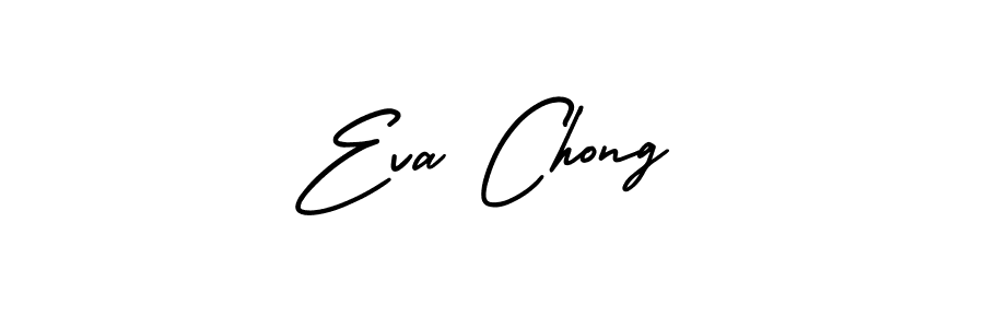 How to Draw Eva Chong signature style? AmerikaSignatureDemo-Regular is a latest design signature styles for name Eva Chong. Eva Chong signature style 3 images and pictures png