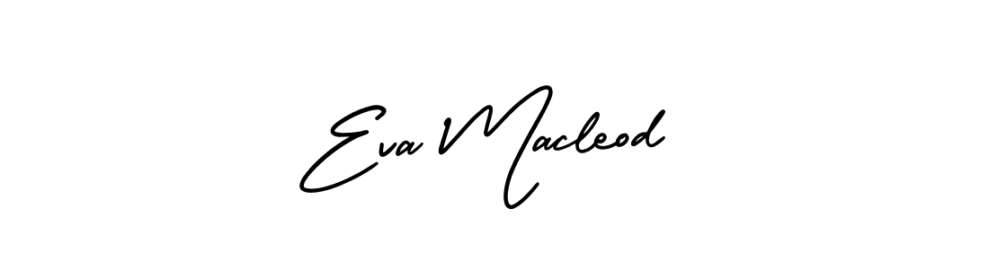 How to make Eva Macleod name signature. Use AmerikaSignatureDemo-Regular style for creating short signs online. This is the latest handwritten sign. Eva Macleod signature style 3 images and pictures png