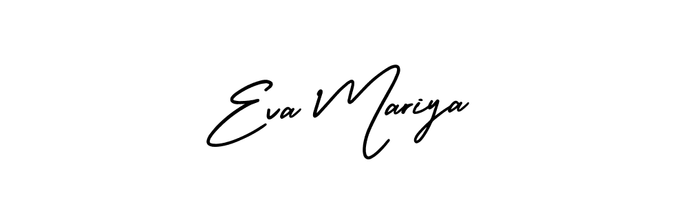 Also You can easily find your signature by using the search form. We will create Eva Mariya name handwritten signature images for you free of cost using AmerikaSignatureDemo-Regular sign style. Eva Mariya signature style 3 images and pictures png