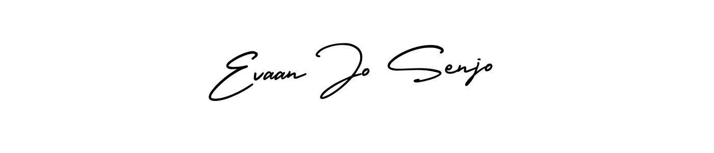 Also we have Evaan Jo Senjo name is the best signature style. Create professional handwritten signature collection using AmerikaSignatureDemo-Regular autograph style. Evaan Jo Senjo signature style 3 images and pictures png