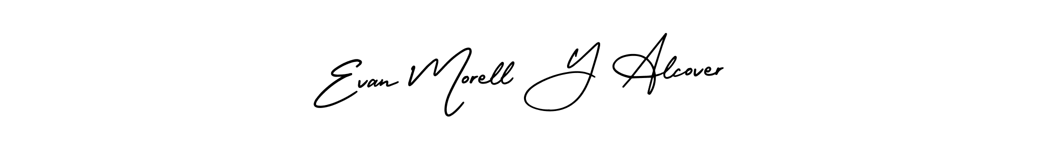 Design your own signature with our free online signature maker. With this signature software, you can create a handwritten (AmerikaSignatureDemo-Regular) signature for name Evan Morell Y Alcover. Evan Morell Y Alcover signature style 3 images and pictures png