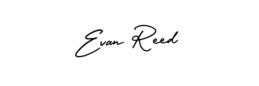 Create a beautiful signature design for name Evan Reed. With this signature (AmerikaSignatureDemo-Regular) fonts, you can make a handwritten signature for free. Evan Reed signature style 3 images and pictures png