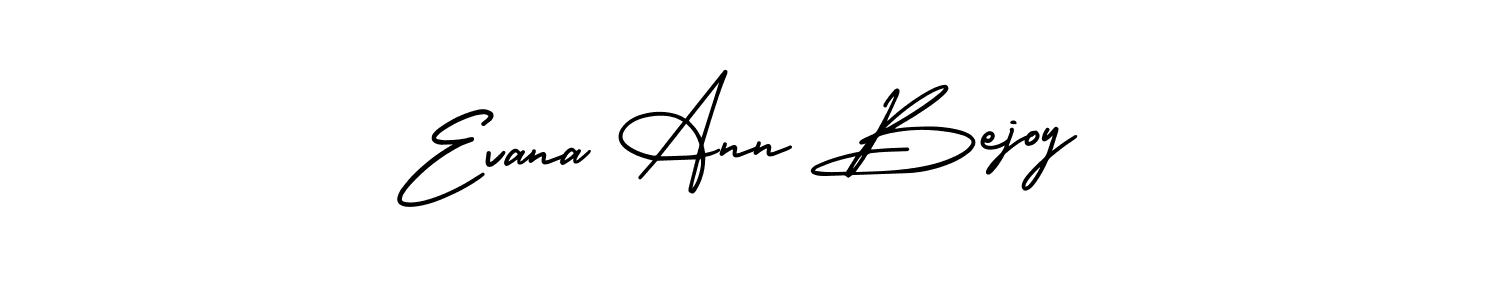 Also we have Evana Ann Bejoy name is the best signature style. Create professional handwritten signature collection using AmerikaSignatureDemo-Regular autograph style. Evana Ann Bejoy signature style 3 images and pictures png