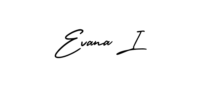 Similarly AmerikaSignatureDemo-Regular is the best handwritten signature design. Signature creator online .You can use it as an online autograph creator for name Evana I. Evana I signature style 3 images and pictures png