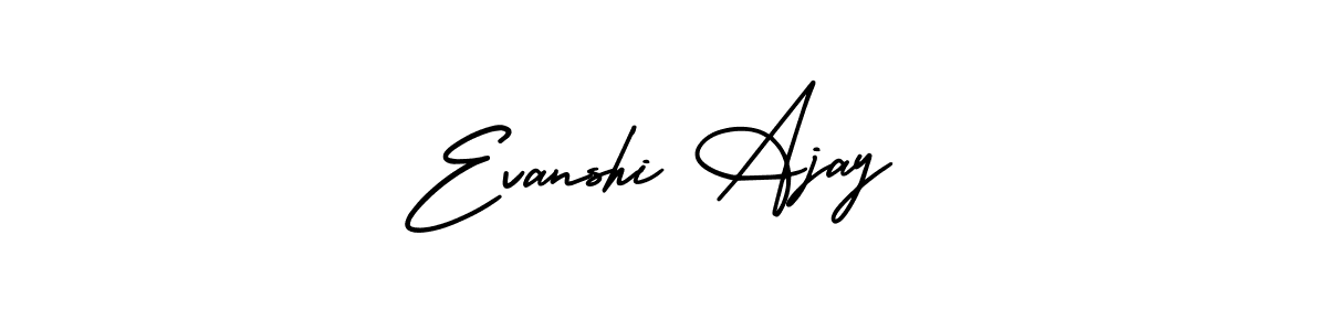 Make a beautiful signature design for name Evanshi Ajay. Use this online signature maker to create a handwritten signature for free. Evanshi Ajay signature style 3 images and pictures png