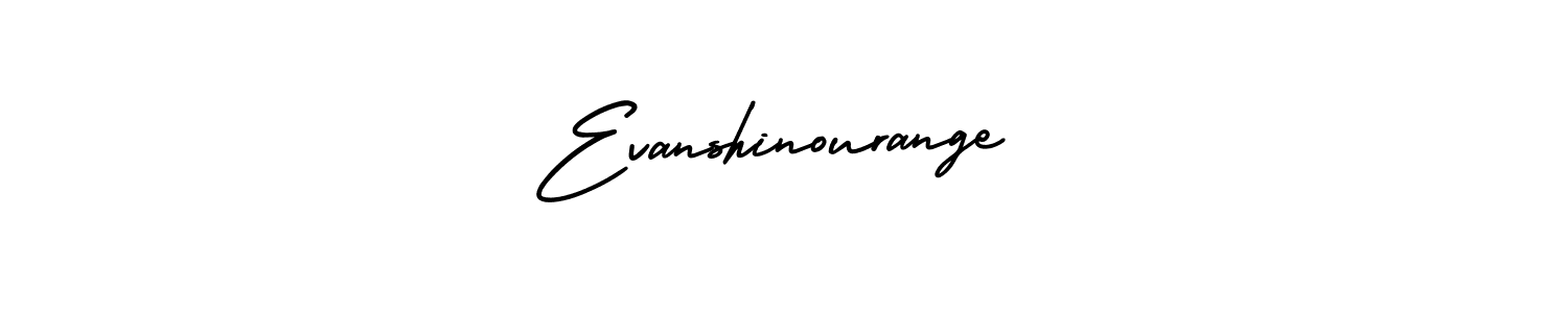 How to Draw Evanshinourange signature style? AmerikaSignatureDemo-Regular is a latest design signature styles for name Evanshinourange. Evanshinourange signature style 3 images and pictures png