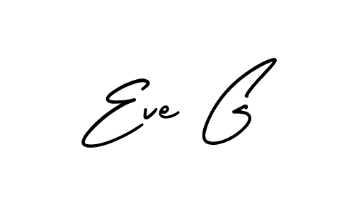 Also we have Eve G name is the best signature style. Create professional handwritten signature collection using AmerikaSignatureDemo-Regular autograph style. Eve G signature style 3 images and pictures png
