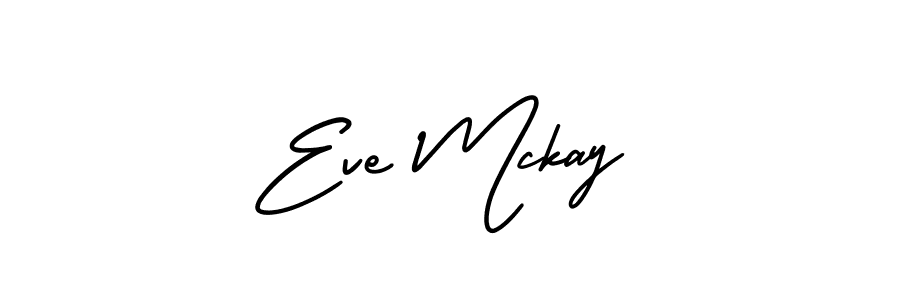 Use a signature maker to create a handwritten signature online. With this signature software, you can design (AmerikaSignatureDemo-Regular) your own signature for name Eve Mckay. Eve Mckay signature style 3 images and pictures png