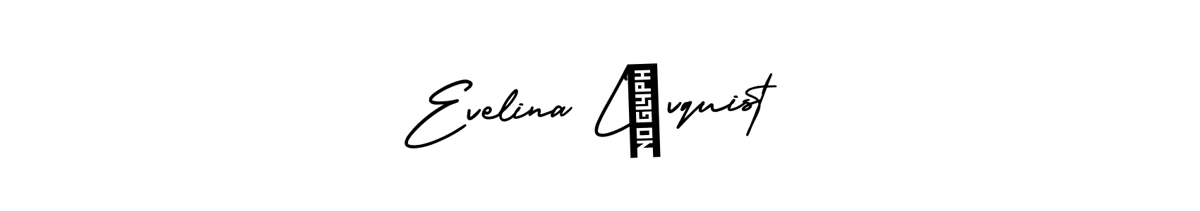 How to make Evelina Lövquist name signature. Use AmerikaSignatureDemo-Regular style for creating short signs online. This is the latest handwritten sign. Evelina Lövquist signature style 3 images and pictures png