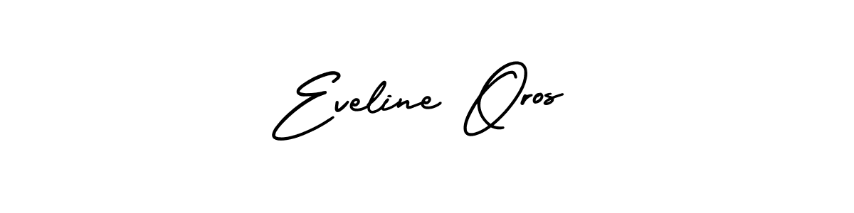 Make a beautiful signature design for name Eveline Oros. With this signature (AmerikaSignatureDemo-Regular) style, you can create a handwritten signature for free. Eveline Oros signature style 3 images and pictures png