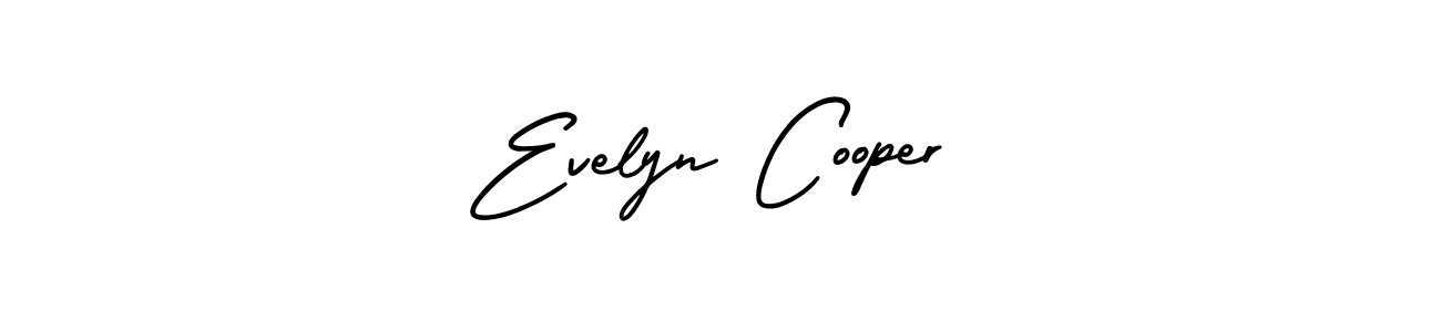 Create a beautiful signature design for name Evelyn Cooper. With this signature (AmerikaSignatureDemo-Regular) fonts, you can make a handwritten signature for free. Evelyn Cooper signature style 3 images and pictures png