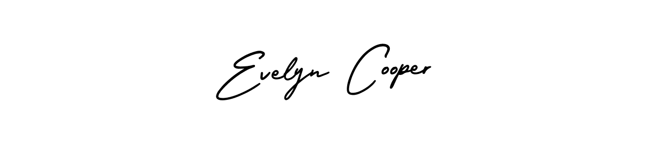 Create a beautiful signature design for name Evelyn Cooper. With this signature (AmerikaSignatureDemo-Regular) fonts, you can make a handwritten signature for free. Evelyn Cooper signature style 3 images and pictures png