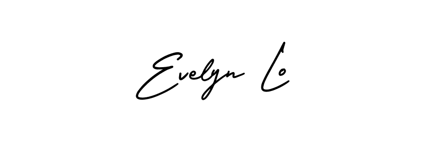 Use a signature maker to create a handwritten signature online. With this signature software, you can design (AmerikaSignatureDemo-Regular) your own signature for name Evelyn Lo. Evelyn Lo signature style 3 images and pictures png