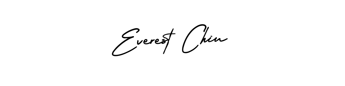 Create a beautiful signature design for name Everest Chiu. With this signature (AmerikaSignatureDemo-Regular) fonts, you can make a handwritten signature for free. Everest Chiu signature style 3 images and pictures png