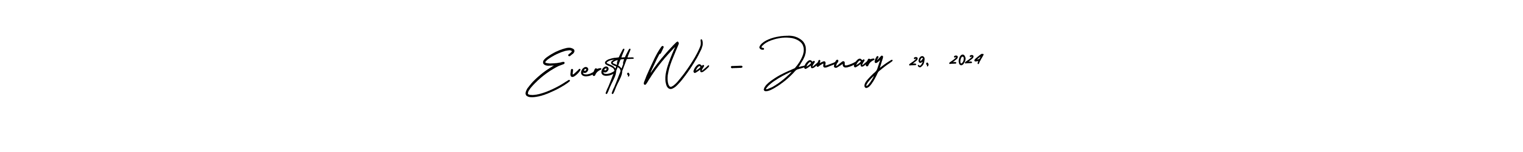 if you are searching for the best signature style for your name Everett, Wa - January 29, 2024. so please give up your signature search. here we have designed multiple signature styles  using AmerikaSignatureDemo-Regular. Everett, Wa - January 29, 2024 signature style 3 images and pictures png