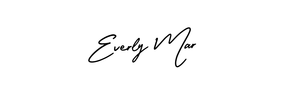 It looks lik you need a new signature style for name Everly Mar. Design unique handwritten (AmerikaSignatureDemo-Regular) signature with our free signature maker in just a few clicks. Everly Mar signature style 3 images and pictures png