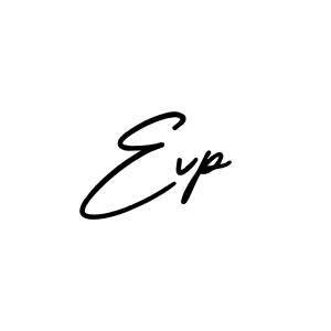 Use a signature maker to create a handwritten signature online. With this signature software, you can design (AmerikaSignatureDemo-Regular) your own signature for name Evp. Evp signature style 3 images and pictures png